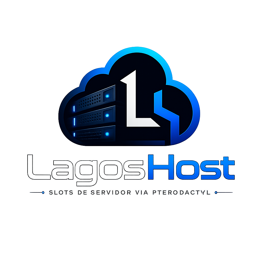Ilustração de servidores Lagos Host
